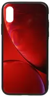 Чехол-накладка TOTO Print Glass Space Case Apple iPhone XS Max Rubin Red