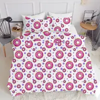 Полутораспальный комплект на резинке SWEET DONUT WHITE