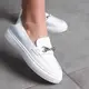 Лоферы женские Fashion Simba 3544 41 размер 26 см Белый