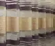 Тюль лен-жаккард, полосы коллекция "Орлеан", цвет коричнево-золотой Код 665т