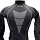 Термокофта з комірцем (лонгслів) X TECH Maglia Race 3 Munica Lunga  lupetto Nero L/XL Чорна