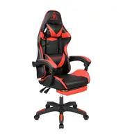 Крісло геймерське Kruger&Matz GX-150 з підставкою для ніг Red/Black
