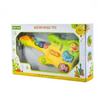 Музыкальная игрушка Baby Team Гитара на батарейках желтый (8644-yellow)