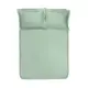 Простынь на резинке с наволочками сатин premium Lotus Home - Basic ментоловый 160*200+50*70 (2)
