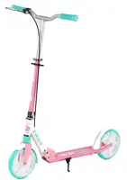 Самокат двухколесный "Sirius", колеса PU 200 мм, 1 амортизатор, ручной тормоз. Pink turquoise (134353)