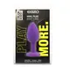 Силиконовая анальная пробка EGZO - Silicone Purple Round Plug Rainbow, size S