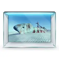 Море для аквариума наклейка с рыбами 75х125 см. (1250х750)