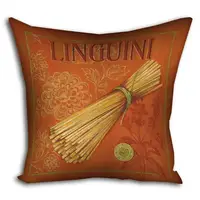 Подушка c принтом габардиновая Linguini 40x40 (4P_PW023)
