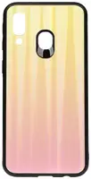 Чехол-накладка TOTO Aurora Print Glass Case Samsung Galaxy A40 Pink