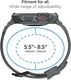 Чехол и ремешок Spigen для Apple Watch 4/5/6/7/8/9/SE (44/45mm) - Rugged Armor Pro, Dark Grey (ACS07387)