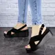 Женские босоножки Fashion Rocky 1825 38 размер 24,5 см Черный