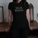 Футболка GoT "Valar buhalis" женская, Черный, XXL, английский