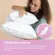 Подушка детская 40х60 см Sweet Moon PAPAELLA антиаллергенная искусственный пух белая мягкая хлопок