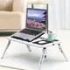 Складной столик для ноутбука LD-09 E-Table, столик с охлаждением 2 USB кулера, Стол подставка с вентиляцией
