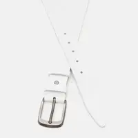 Чоловічий шкіряний ремінь Borsa Leather V1125FX06-white