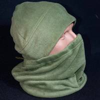 Шапка та бафф із флісу Kirasa KI-821 240 м/г 55-58 олива