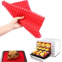 Антипригарний силіконовий килимок для готування "Пірамідка" Pyramid Pan Red (5261)