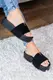 Шлепанцы женские Fashion Zaca 2979 38 размер 24 см Черный