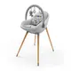 Стульчик для кормления 2 в 1 Kinderkraft Fini Up Grey (KHFINIUPGRY0000)