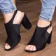 Женские босоножки Fashion Fancy 3033 41 размер 25,5 см Черный
