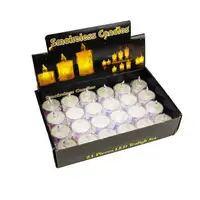 Свічка LED світна Кришталь 5х4см (свічення жовте)