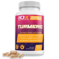 Натуральная добавка 10XNutrition Turmeric 60 вегакапсул