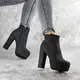 Ботильоны женские на каблуке Fashion Dorf 2383 39 размер 25 см Серый