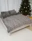 Постельное белье плюшевое евро Dushka Home 20740 200х220 см