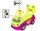 Автомобиль-каталка толокар "Миньоны" 188-Pink-Yellow