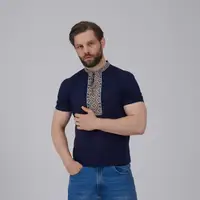 Футб.т.синяя чел. "Козацька" беж.выш. M-31-XXL