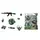Игровой набор военного ББ M017A 8 предметов