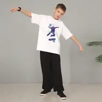 Футболка для підлітків оверсайз FTTM-25-7Gbi Teens Білий на зріст 146 (14449)