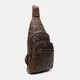 Мужской кожаный рюкзак Keizer K13611br-brown