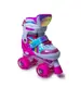 Раздвижные ролики квады Scale Sports размер 30-33 (светящиеся колеса). Rainbow Pink (1101711912)