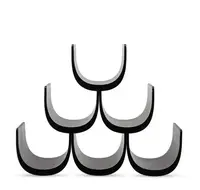Подставка для бутылок Alessi Noe 34,5х15,5х27 см черная