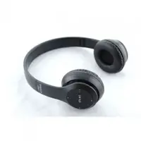 Беспроводные Наушники P-47 Bluetooth + MicroSD + FM Радио чёрные
