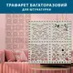 Трафарет толстый 3 мм для штукатурки, декоративный многоразовый флористический орнамент (510х510)