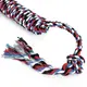 Игрушка веревочная ящерица Hoopet W032 Red + Black + Blue + White для домашних животных