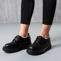 Броги жіночі Fashion Hogan 3705 36 розмір 23 см Чорний