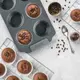 Форма для выпечки маффинов прямоугольная Vinzer Dolci Line 50784 3.5х17.8х30.5 см черная