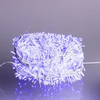 Гірлянда Різдвяна фея вулична 100 м 1000 LED білий провід Синій CF1000L100MWBL