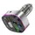 Адаптер автомобильный HOCO Crystal transparent discovery edition car BT FM transmitter E71 |2USB, 3A/18W, QC|