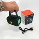Портативная Bluetooth колонка TG339 5W с подсветкой RGB аккумуляторная колонка для музыки Цвет: зеленый