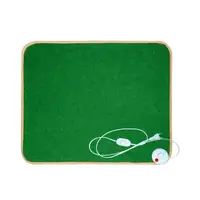 Коврик с подогревом 66х54см/70Вт с защитой от перегрева и регулятором температуры зеленый