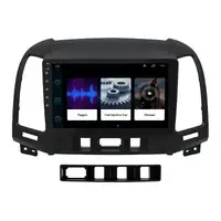Штатна магнітола Lesko для Hyundai Santa Fe II 2005-2010 екран 9" 1/16Gb/ Wi-Fi Optima GPS Android
