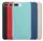 Чехол для iPhone 7 Plus / iPhone 8 Plus - Cиликоновый с микрофиброй (Лого), Разные цвета