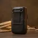Сумка унисекс на пояс на два отделения Vintage 20427 Коричневая