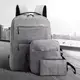 Рюкзак городской Backpack Комплект 3 в 1 вместительный рюкзак для ноутбука с сумкой и кошельком
