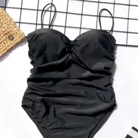Жіночий купальник цільний 5168-black-M чорний