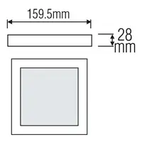 Світлодіодний світильник  ARINA-12 12W 6000К